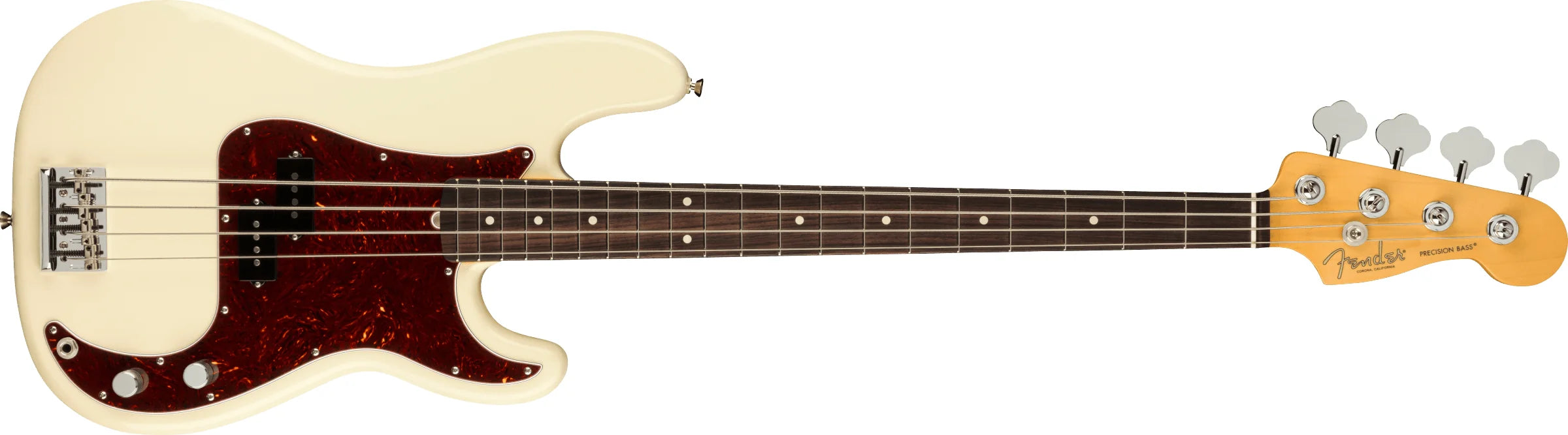 Fender American pro II Précision basse RW whtite 019-3930-705