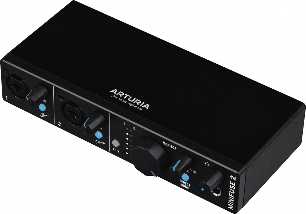 Arturia MINIFUSE2-BK carte son 2 entrées - noire