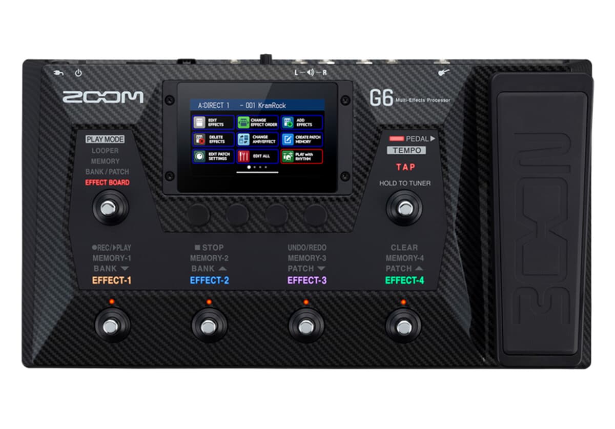 ZOOM G6 Multi effets
