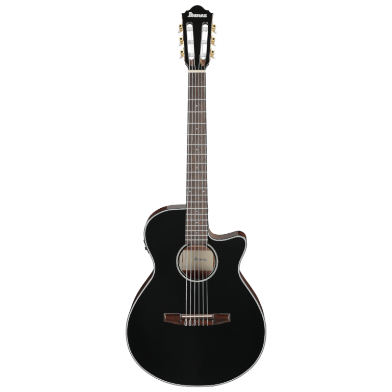Ibanez AEG50NBK Guitare folk électro acoustique noire nylon