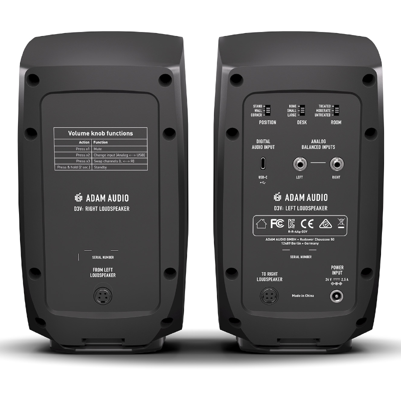 Adam audio D3V enceinte de monitoring