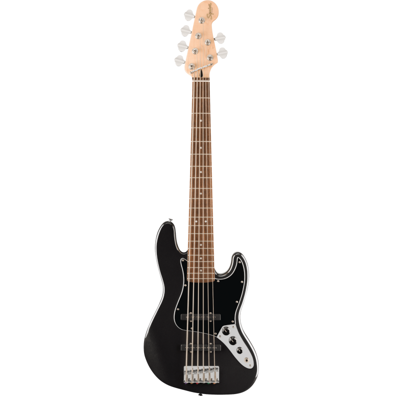 Squier Affinity Series® Jazz Bass® VI, LRL, Black 037-8671-565