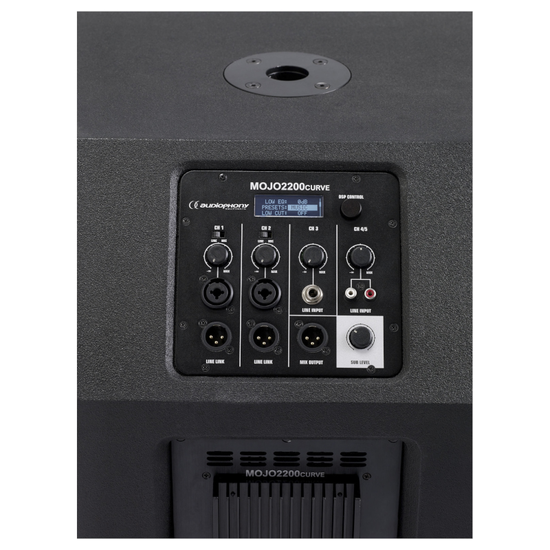 AUDIOPHONY mojo22000 curve Système caisson basse + Line Array