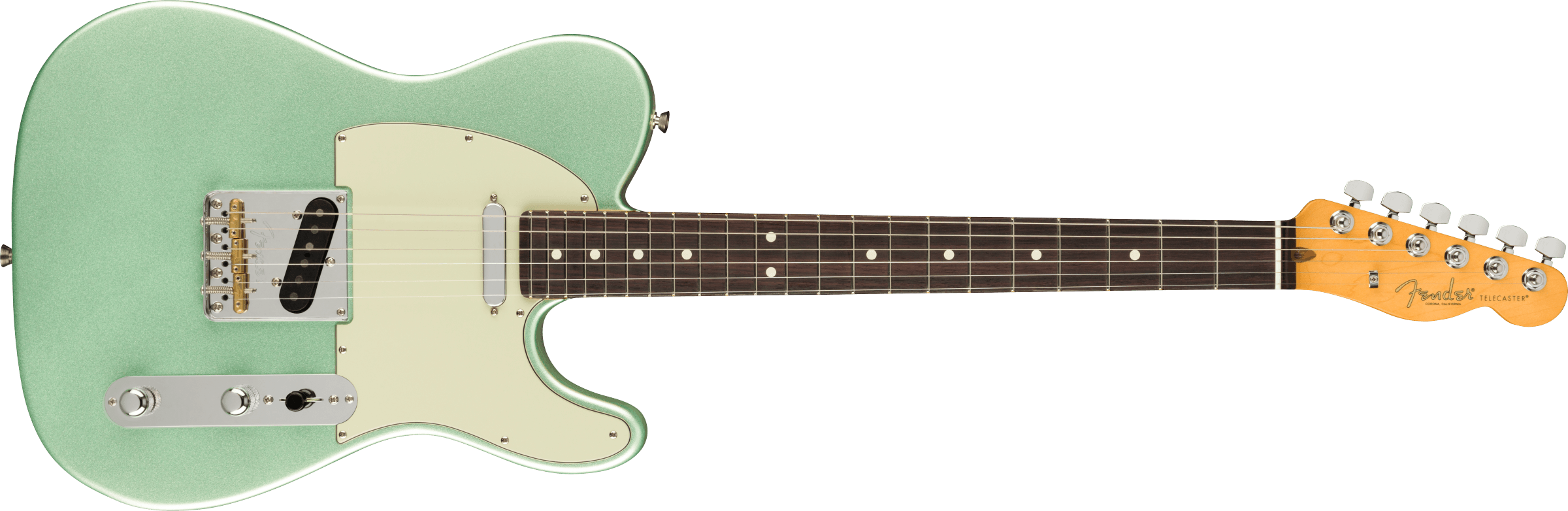 Fender American Pro II Telecaster®, RW, Mystic Surf Green 011-3940-718
