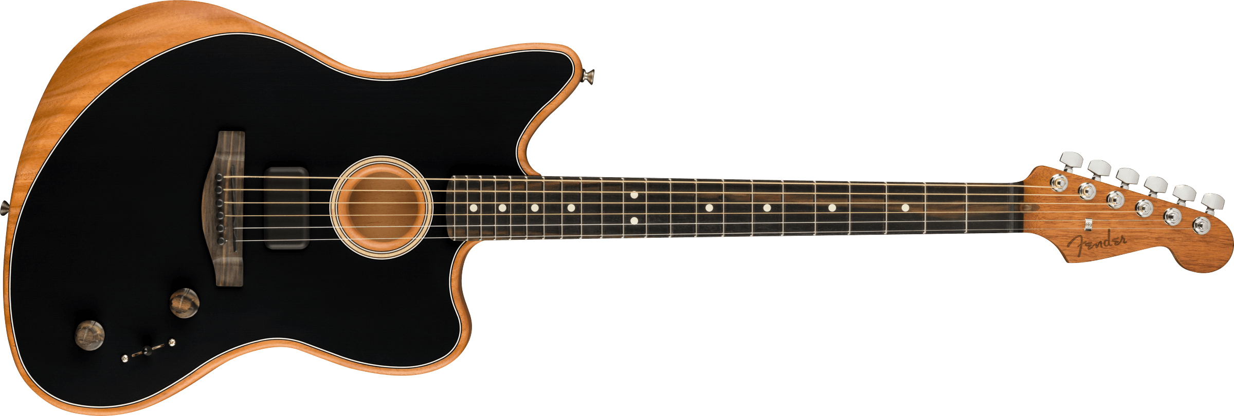 Fender ACOUSTASONIC JAZZ MASTER, BLK W/ B 097-2313-206