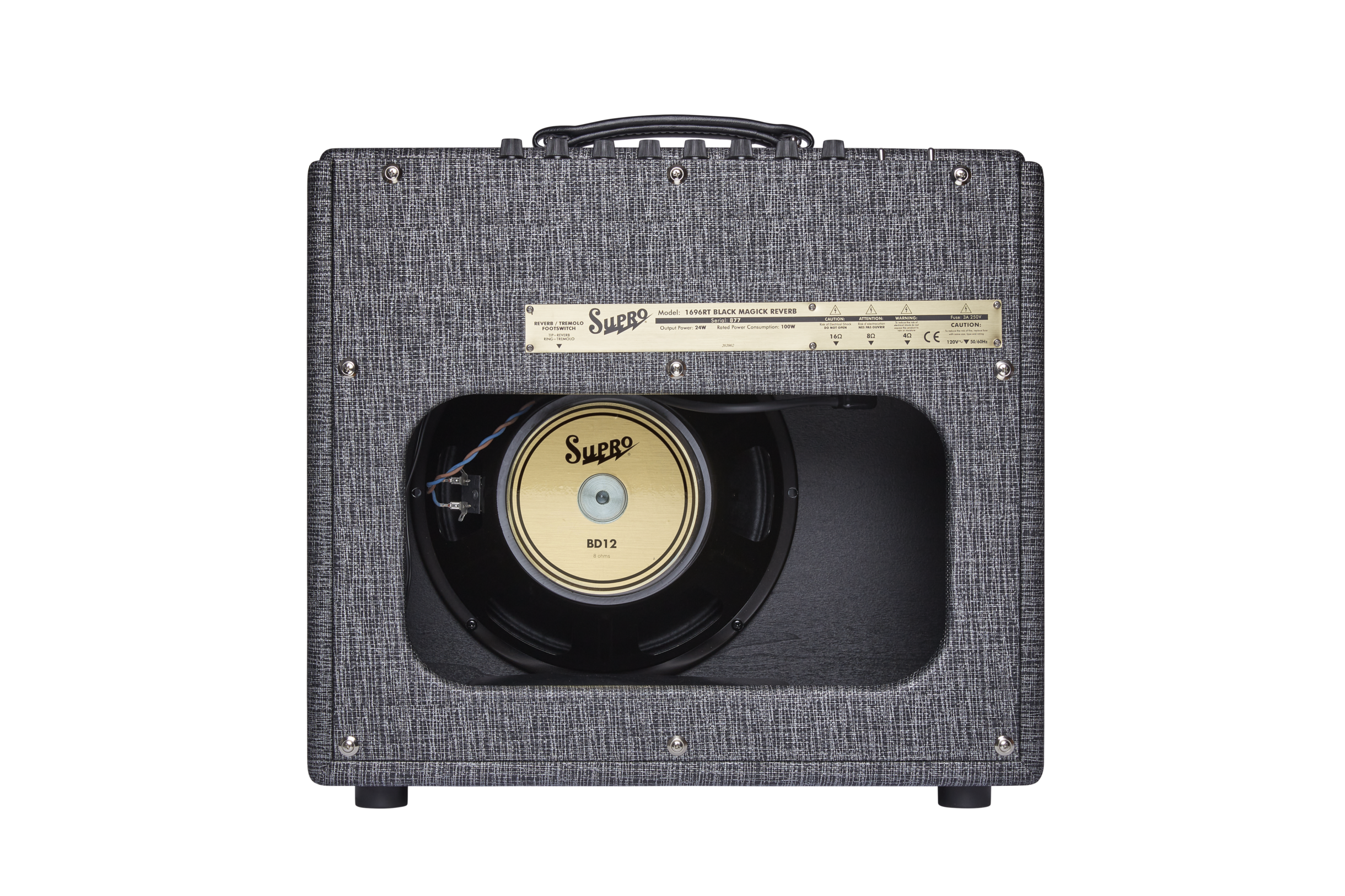 SUPRO 1696RT BLACK MAGIK REVERB AMPLI GUITAR