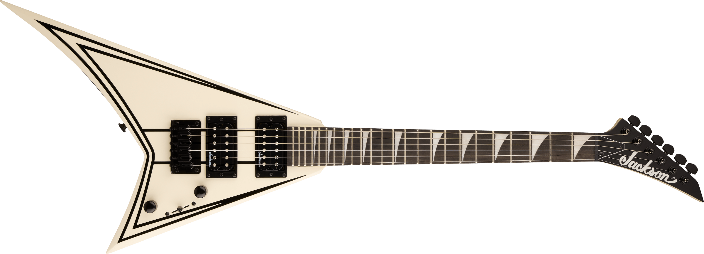 Jackson JS1X MINION guitare électrique WHT STRIPE 291-3335-541
