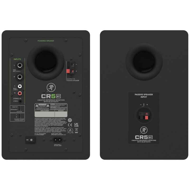MACKIE CR5-BT MONITOR ACTIFS 100 W Bluetooth LA PAIRE