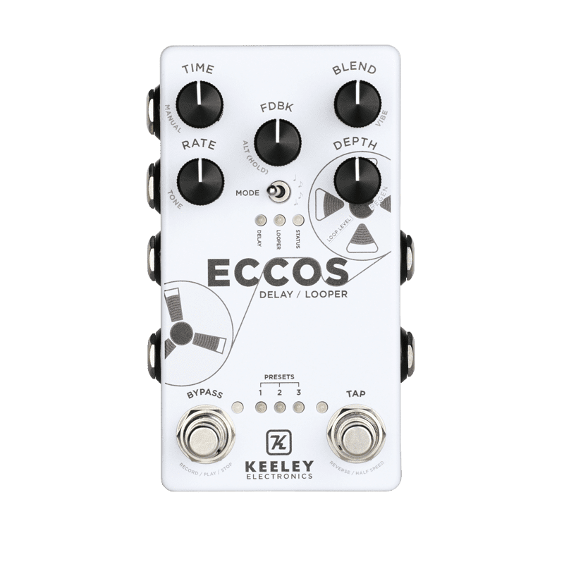 keeley Eccos Delay looper stéréo pédale guitare