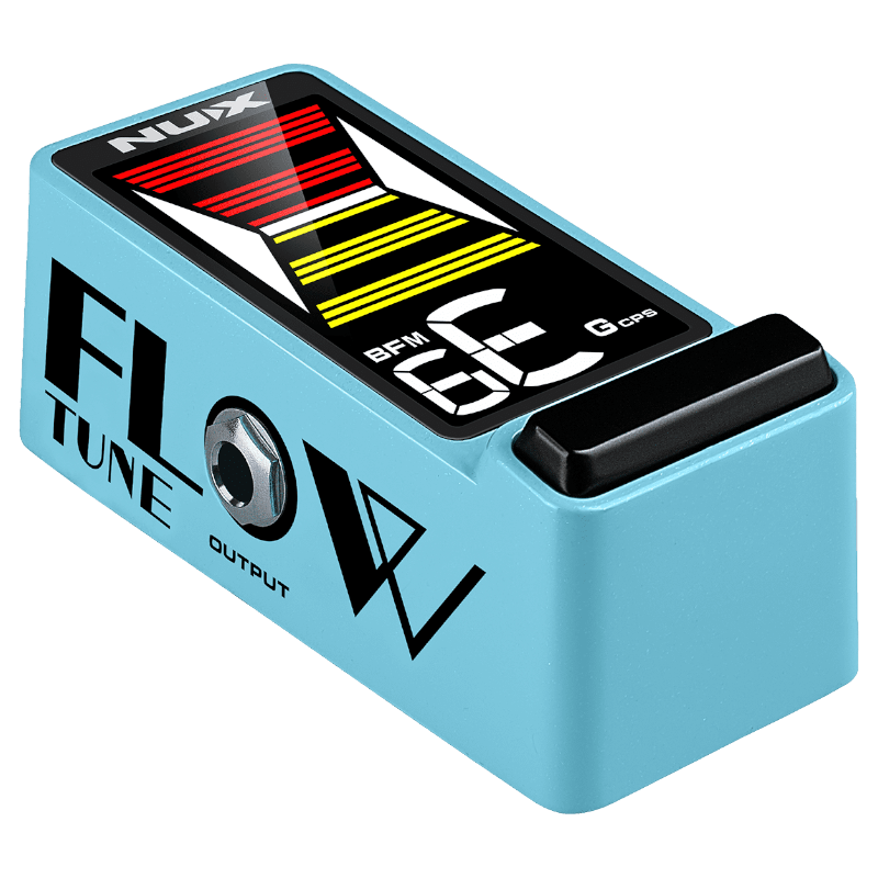Nux FLOWTUNE2-BLUE Pédale Accordeur chromatique