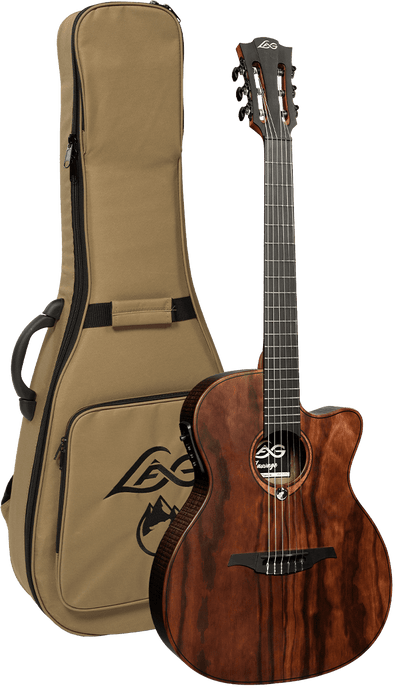 LAG SAUVAGE N ASCE  - Nylon électro-acoustique pan coupé