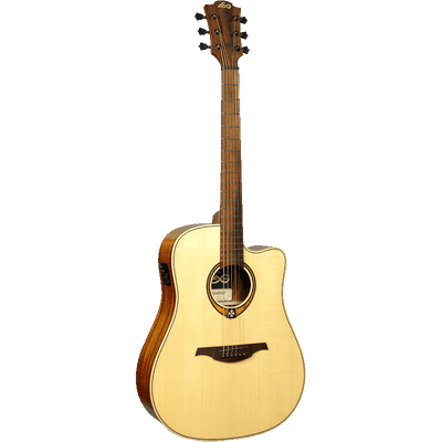 LAG T88DCE Guitare Dreadnought Pan-Coupé Électro