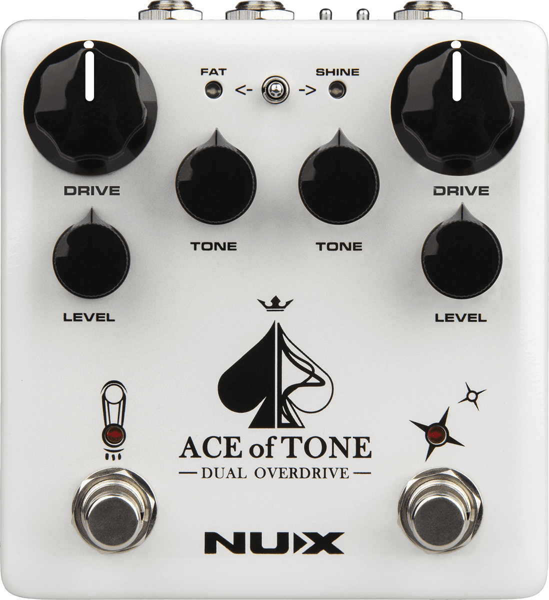 NUX ACE OF TONE OVERDRIVE BOUBLE + ROUTAGE INTERNE