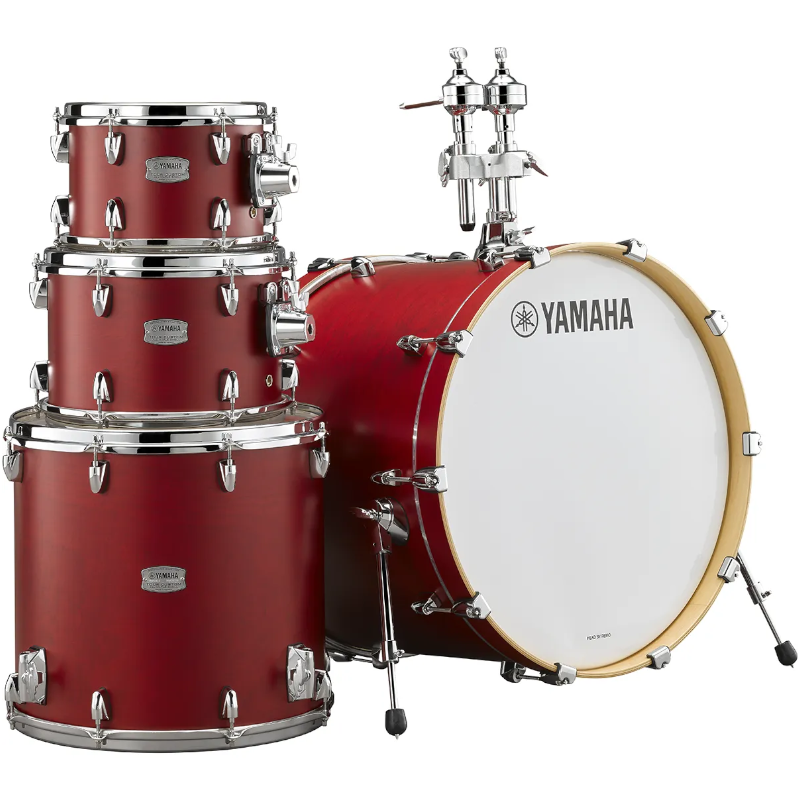 Yamaha TOUR CUSTOM Batterie 4 fûts Candy Apple Satin