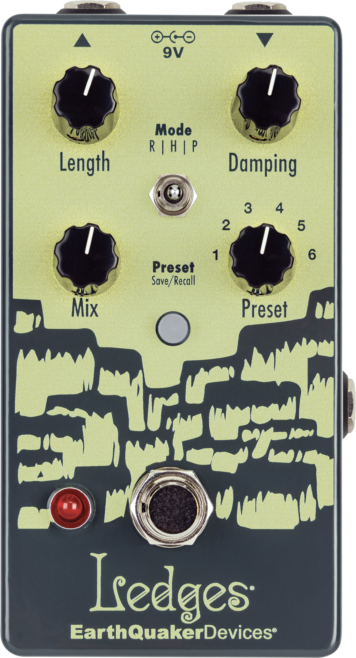 EARTHQUAKERS LEDGES REVERB 6 MODES PROG.