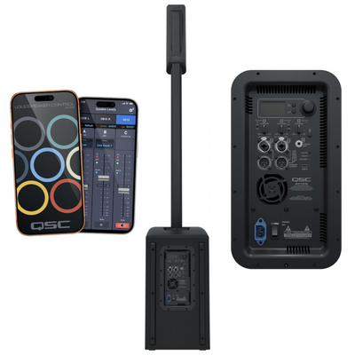 QSC Pro audio Système complet KC12 noir