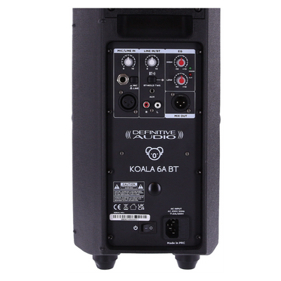 Definitive Audio Koala 6A BT Enceinte Active ABS 400W Bluetooth