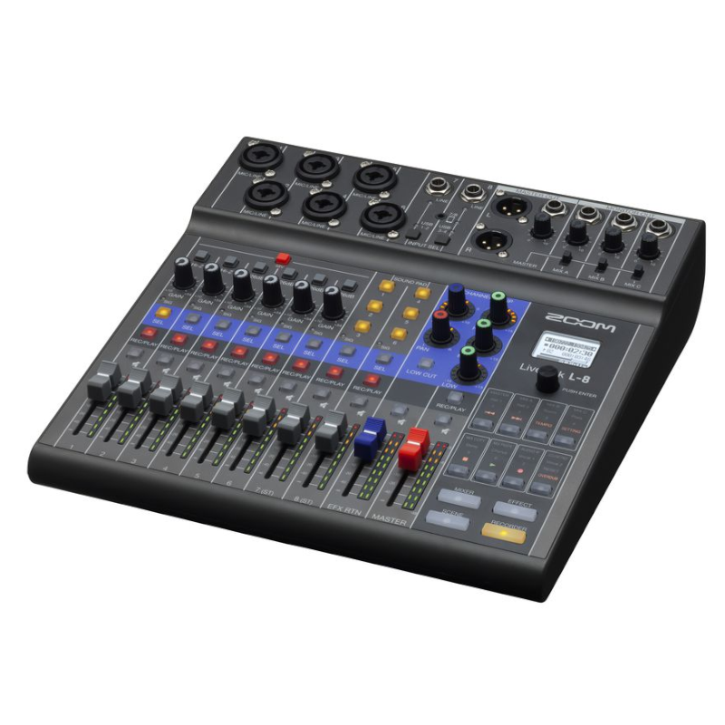 Zoom Livetrack L8 console 8 voies recorder