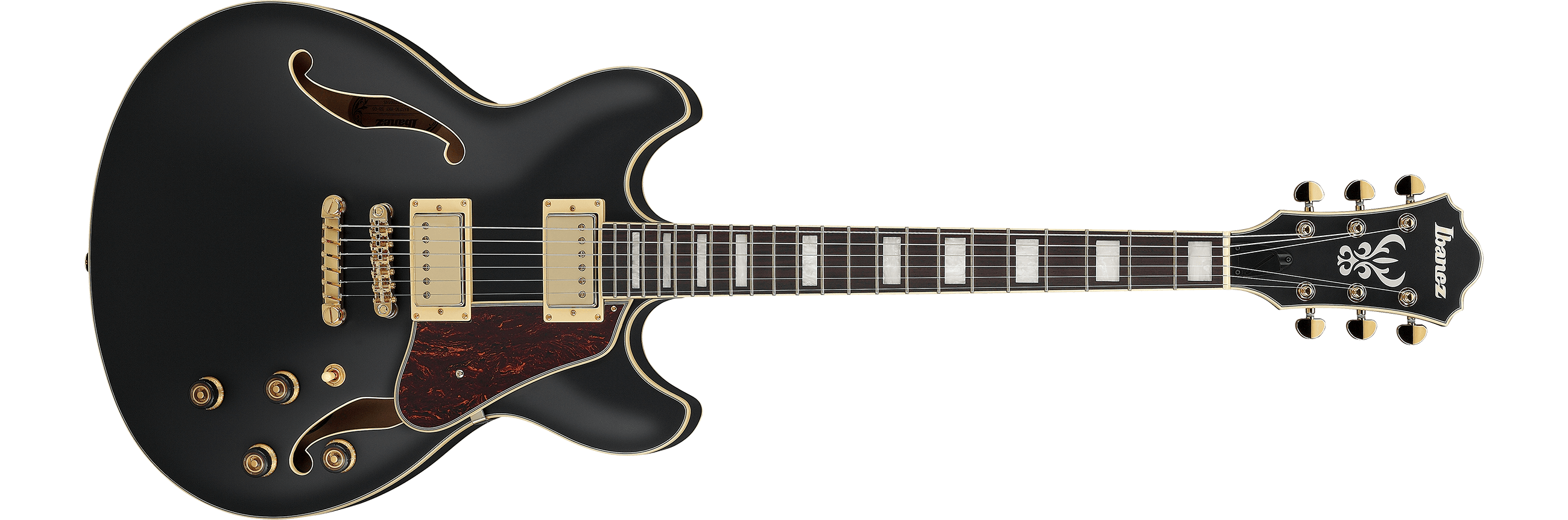 Ibanez AS73GBKF type jazz noir satinée