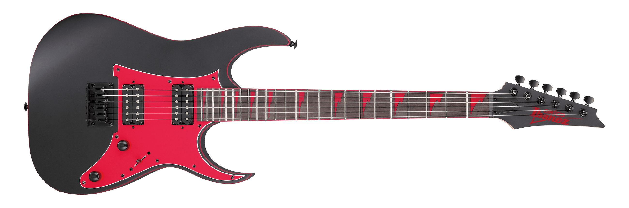 Ibanez GRG131DX-BKF Guitare électrique noir satinée